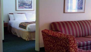 Residence Inn on the Canal - Living Room and Bedroom
